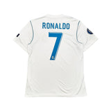 Buy 2017/18 Real Madrid Ronaldo 7 C/L Final Home Shirt (M) Adidas ~ Free worldwide shipping ~ Authentic Vintage Football Shirts from Cult Kits