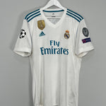 Shop 2017/18 REAL MADRID RONALDO #7 C/L HOME SHIRT (L) ADIDAS, classic football shirts, vintage football shirts & retro soccer jerseys at Cult Kits
