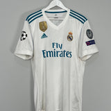 Shop 2017/18 REAL MADRID RONALDO #7 C/L HOME SHIRT (L) ADIDAS, classic football shirts, vintage football shirts & retro soccer jerseys at Cult Kits