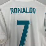 Shop 2017/18 REAL MADRID RONALDO #7 C/L HOME SHIRT (L) ADIDAS, classic football shirts, vintage football shirts & retro soccer jerseys at Cult Kits