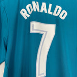 Shop 2017/18 REAL MADRID RONALDO #7 C/L THIRD SHIRT (XL) ADIDAS, classic football shirts, vintage football shirts & retro soccer jerseys at Cult Kits
