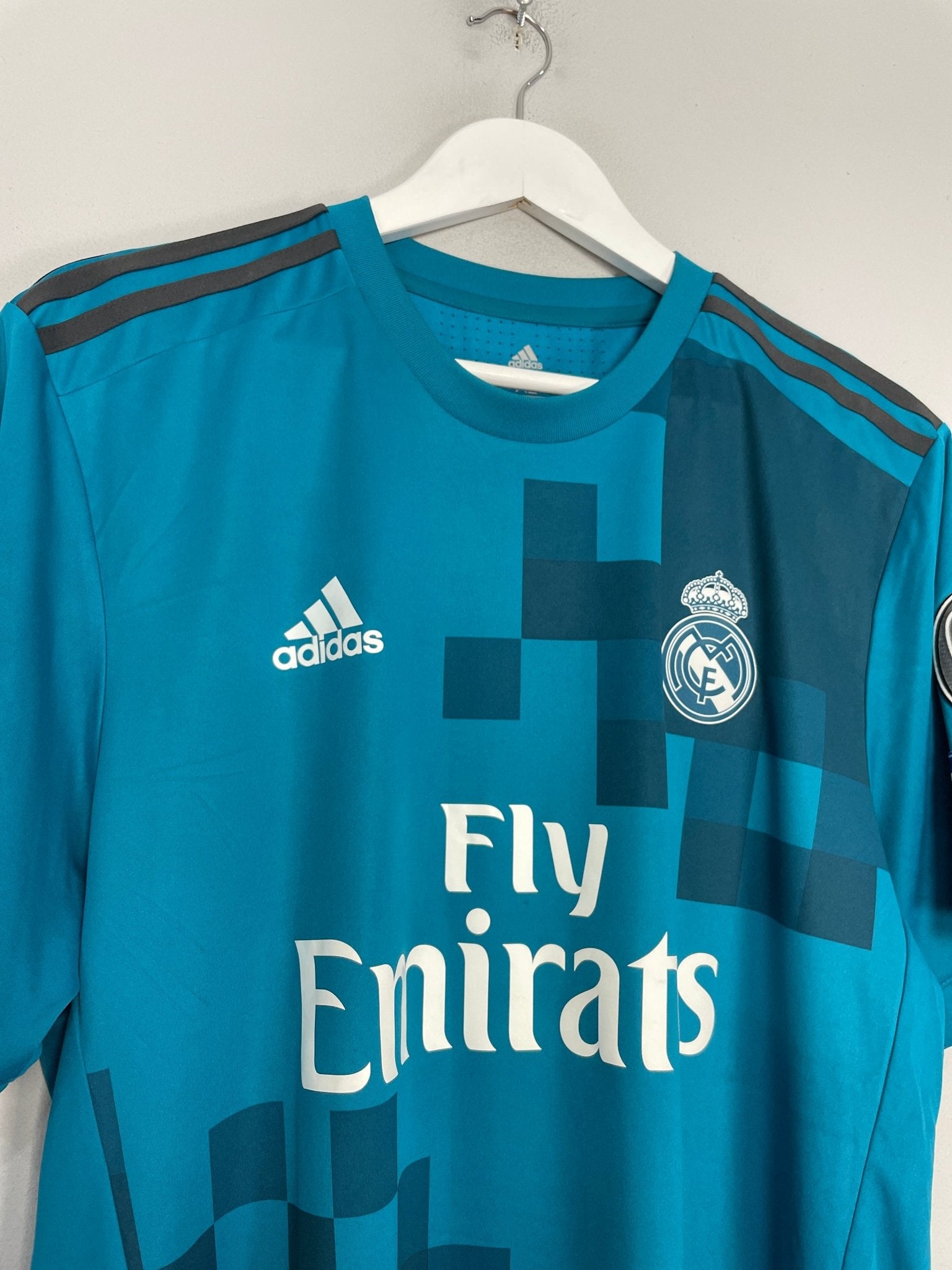Shop 2017/18 REAL MADRID RONALDO #7 C/L THIRD SHIRT (XL) ADIDAS, classic football shirts, vintage football shirts & retro soccer jerseys at Cult Kits
