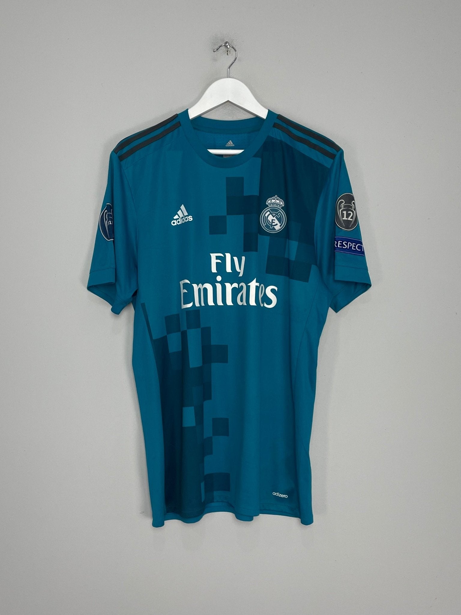 Shop 2017/18 REAL MADRID RONALDO #7 C/L THIRD SHIRT (XL) ADIDAS, classic football shirts, vintage football shirts & retro soccer jerseys at Cult Kits