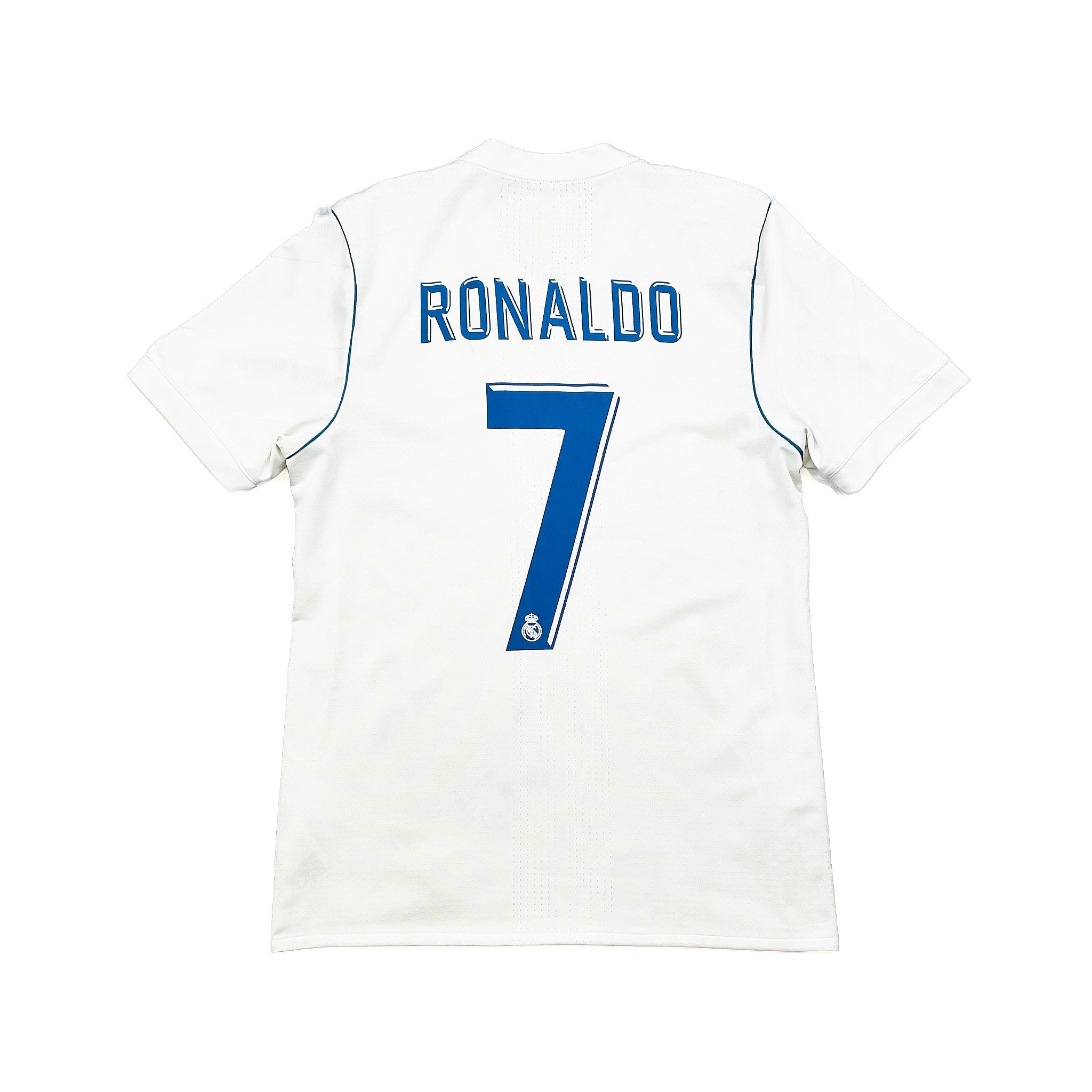 Buy 2017/18 Real Madrid Ronaldo 7 Home Shirt (L) Adidas ~ Free worldwide shipping available ~ Authentic Vintage Football Shirts from Cult Kits