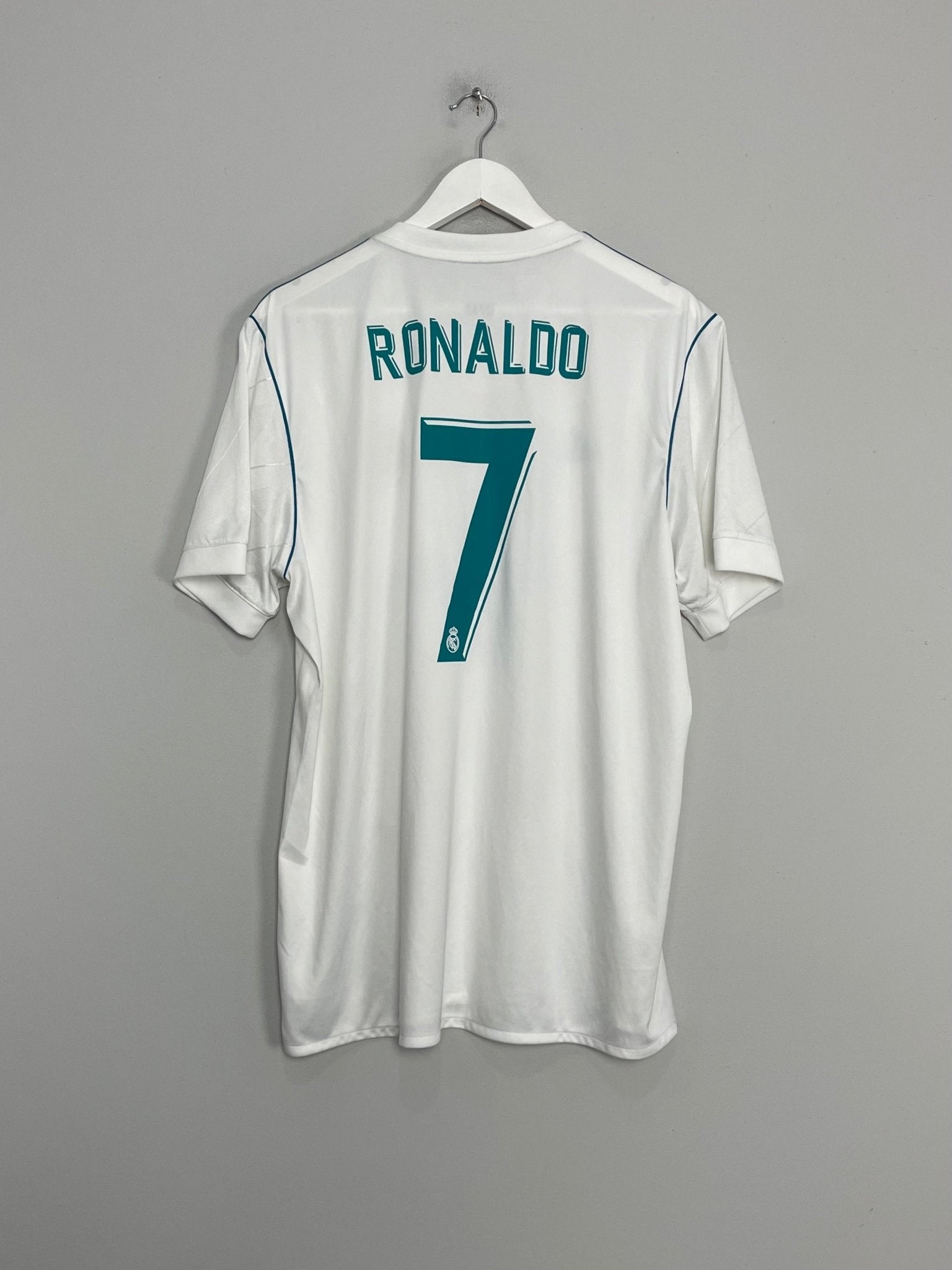 Shop 2017/18 REAL MADRID RONALDO #7 HOME SHIRT (XL) ADIDAS, classic football shirts, vintage football shirts & retro soccer jerseys at Cult Kits