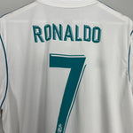 Shop 2017/18 REAL MADRID RONALDO #7 HOME SHIRT (XL) ADIDAS, classic football shirts, vintage football shirts & retro soccer jerseys at Cult Kits
