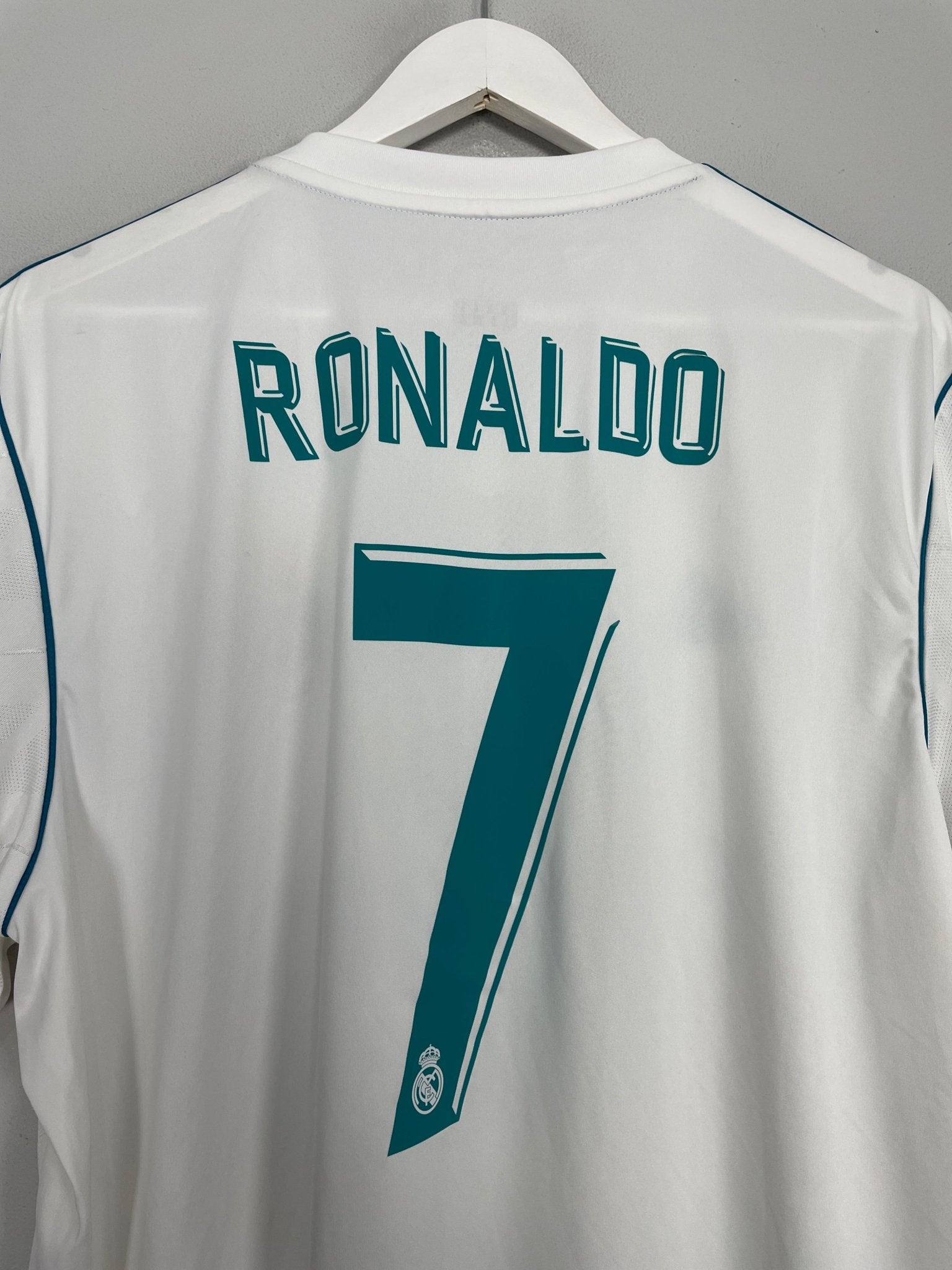 Shop 2017/18 REAL MADRID RONALDO #7 HOME SHIRT (XL) ADIDAS, classic football shirts, vintage football shirts & retro soccer jerseys at Cult Kits