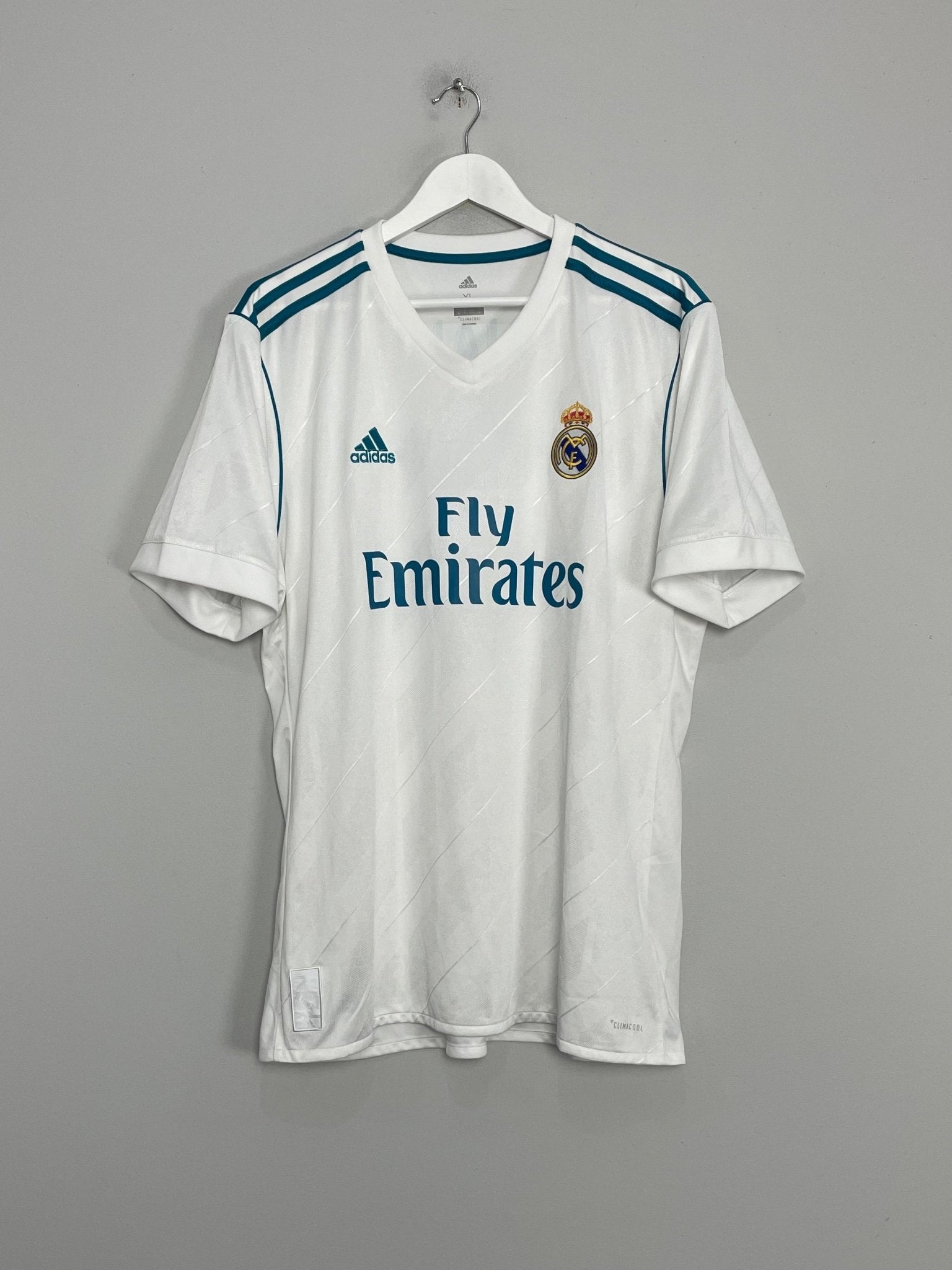 Shop 2017/18 REAL MADRID RONALDO #7 HOME SHIRT (XL) ADIDAS, classic football shirts, vintage football shirts & retro soccer jerseys at Cult Kits