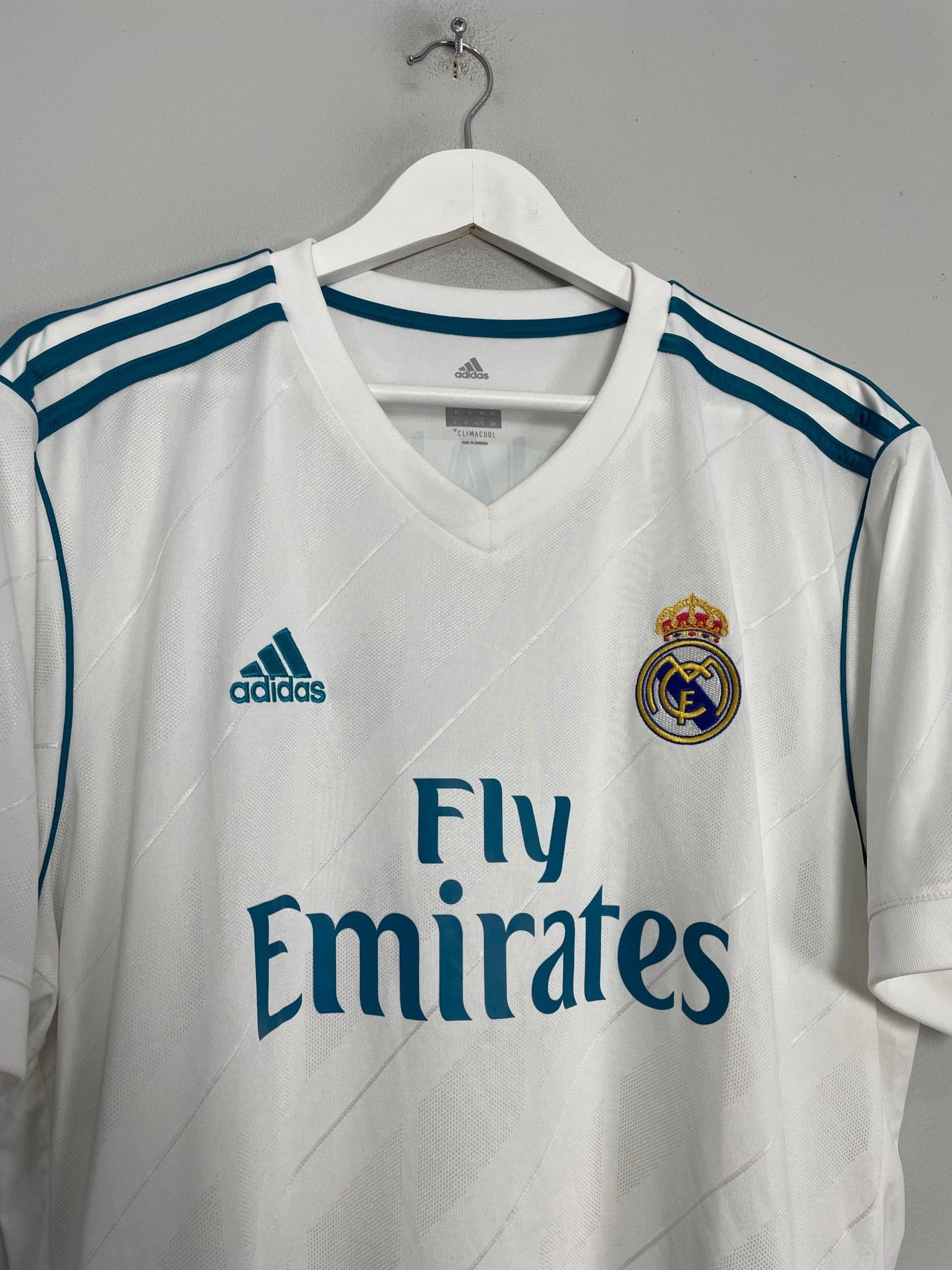 Shop 2017/18 REAL MADRID RONALDO #7 HOME SHIRT (XL) ADIDAS, classic football shirts, vintage football shirts & retro soccer jerseys at Cult Kits