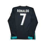 Buy 2017/18 Real Madrid Ronaldo 7 L/S Away Shirt (S) Adidas ~ Free worldwide shipping ~ Authentic Vintage Football Shirts from Cult Kits