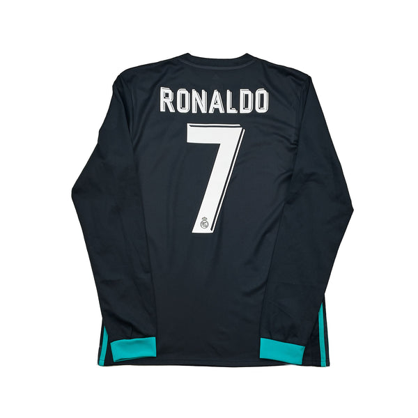 2017/18 Real Madrid Ronaldo #7 L/S Away Shirt (S) Adidas – Cult Kits