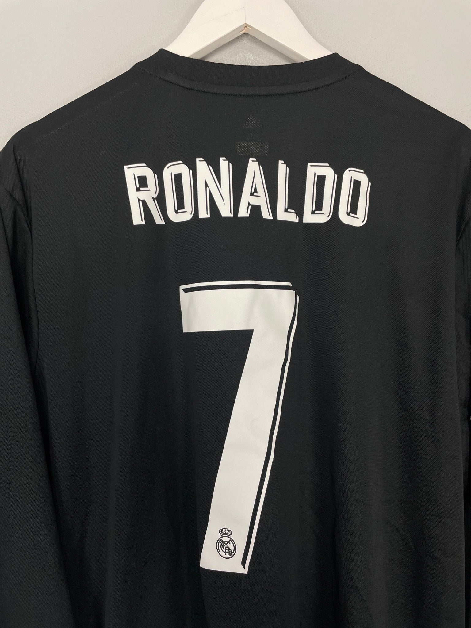 Shop 2017/18 REAL MADRID RONALDO #7 L/S AWAY SHIRT (XXL) ADIDAS, classic football shirts, vintage football shirts & retro soccer jerseys at Cult Kits