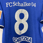 Shop 2017/18 SCHALKE GORETZKA #8 HOME SHIRT (M) ADIDAS, classic football shirts, vintage football shirts & retro soccer jerseys at Cult Kits