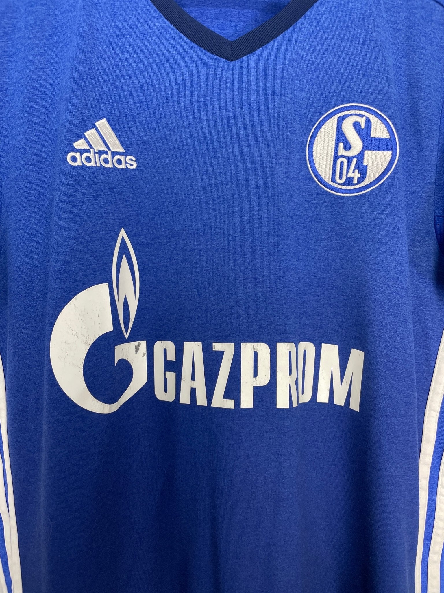 Shop 2017/18 SCHALKE GORETZKA #8 HOME SHIRT (M) ADIDAS, classic football shirts, vintage football shirts & retro soccer jerseys at Cult Kits