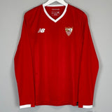 2017/18 SEVILLA *BNWT* L/S AWAY SHIRT (M) NEW BALANCE - Cult Kits - Medium - Buy Vintage Football Shirts, Authentic Retro Football Shirts For Sale, Classic Football Shirts & Soccer Jersey