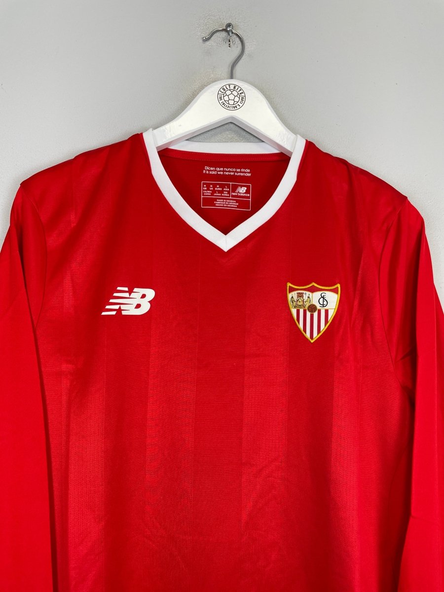 2017/18 SEVILLA *BNWT* L/S AWAY SHIRT (M) NEW BALANCE - Cult Kits - Medium - Buy Vintage Football Shirts, Authentic Retro Football Shirts For Sale, Classic Football Shirts & Soccer Jersey