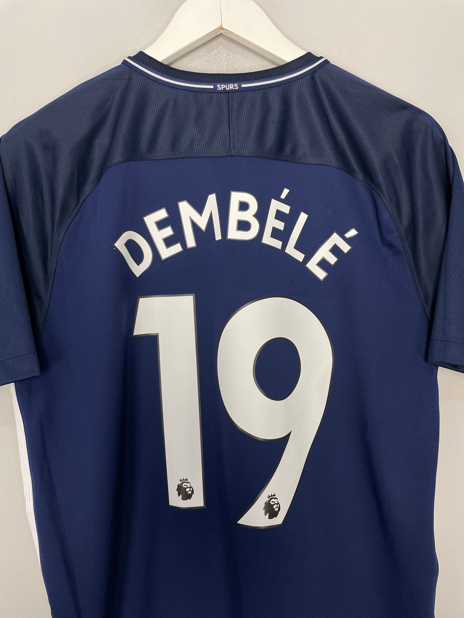 Shop 2017/18 TOTTENHAM DEMBELE #19 AWAY SHIRT (L) NIKE, classic football shirts, vintage football shirts & retro soccer jerseys at Cult Kits