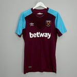 Shop 2017/18 WEST HAM CHICHARITO #17 HOME SHIRT (M) UMBRO, classic football shirts, vintage football shirts & retro soccer jerseys at Cult Kits