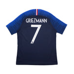 Buy 2018 France Griezmann 7 *Authentic* Home Shirt (L) Nike ~ Free worldwide shipping ~ Authentic Vintage Football Shirts from Cult Kits
