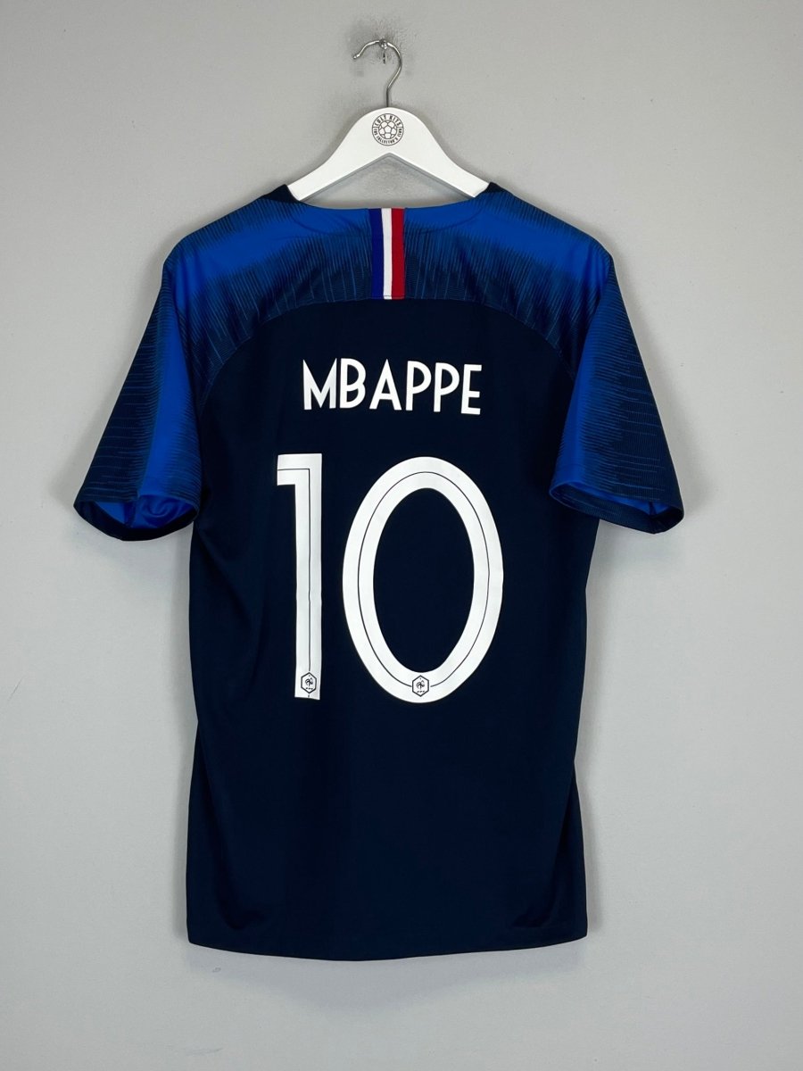 2018 FRANCE MBAPPE 10 HOME SHIRT (L) NIKE - Cult Kits - Large - Buy Vintage Football Shirts, Authentic Retro Football Shirts For Sale, Classic Football Shirts & Soccer Jersey