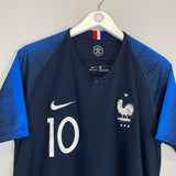 2018 FRANCE MBAPPE 10 HOME SHIRT (L) NIKE - Cult Kits - Large - Buy Vintage Football Shirts, Authentic Retro Football Shirts For Sale, Classic Football Shirts & Soccer Jersey