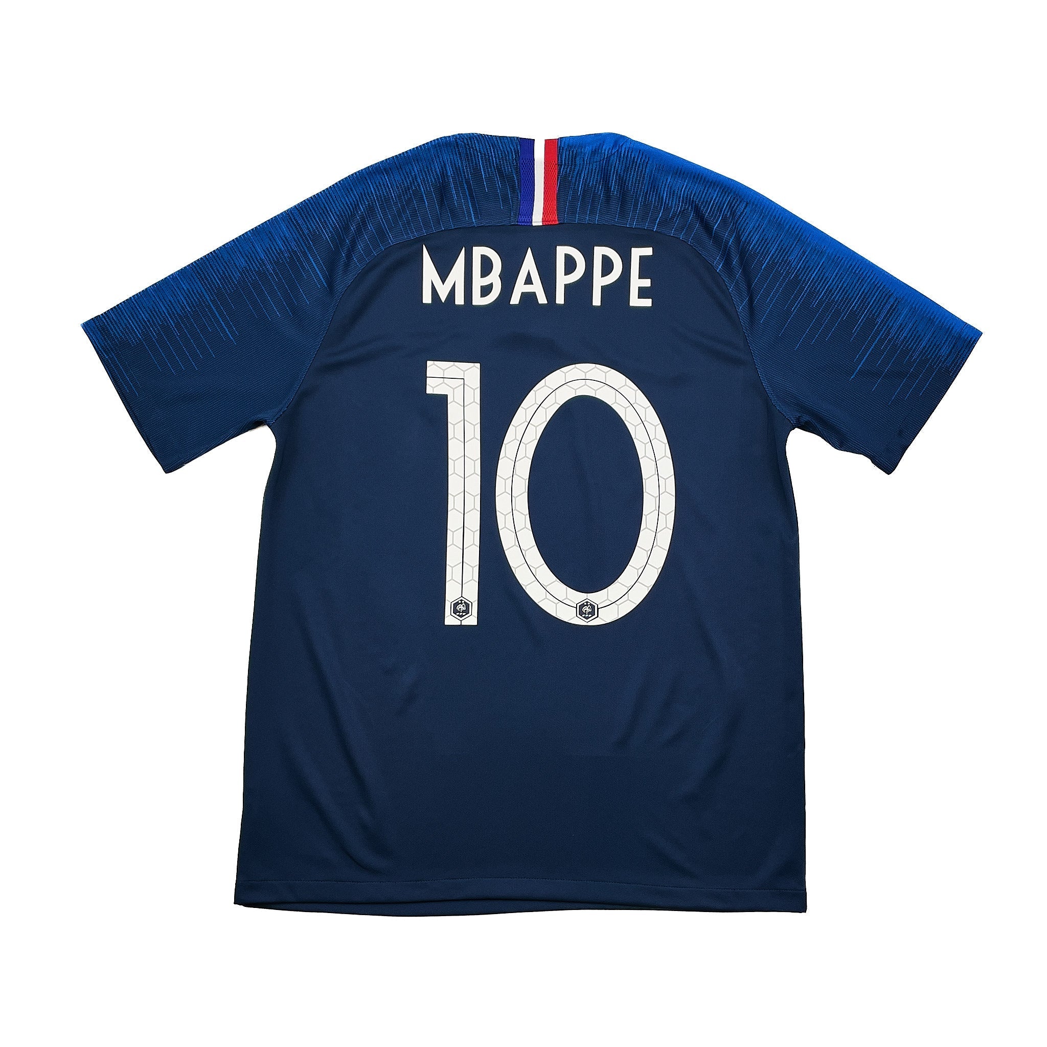 Buy 2018 France Mbappe 10 Home Shirt (L) Nike ~ Free worldwide shipping ~ Authentic Vintage Football Shirts from Cult Kits