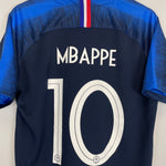 2018 FRANCE MBAPPE 10 HOME SHIRT (L) NIKE - Cult Kits - Large - Buy Vintage Football Shirts, Authentic Retro Football Shirts For Sale, Classic Football Shirts & Soccer Jersey