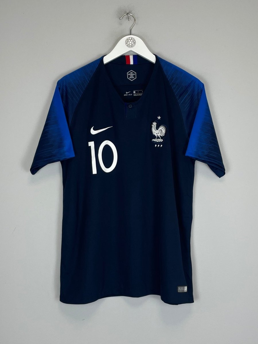 2018 FRANCE MBAPPE 10 HOME SHIRT (L) NIKE - Cult Kits - Large - Buy Vintage Football Shirts, Authentic Retro Football Shirts For Sale, Classic Football Shirts & Soccer Jersey