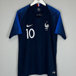 2018 FRANCE MBAPPE 10 HOME SHIRT (L) NIKE - Cult Kits - Large - Buy Vintage Football Shirts, Authentic Retro Football Shirts For Sale, Classic Football Shirts & Soccer Jersey