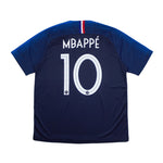 Buy 2018 France Mbappe 10 Home Shirt (M) Nike ~ Free worldwide shipping ~ Authentic Vintage Football Shirts from Cult Kits
