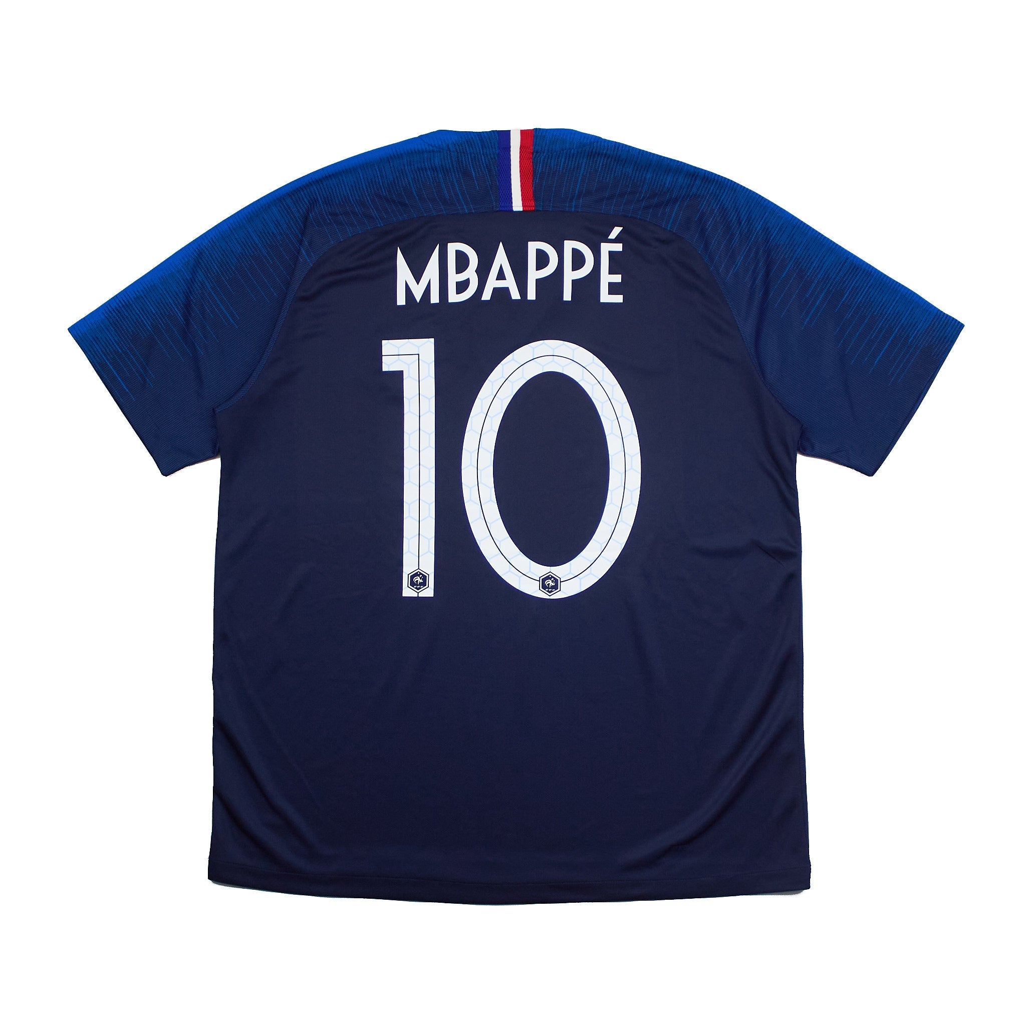 Buy 2018 France Mbappe 10 Home Shirt (M) Nike ~ Free worldwide shipping ~ Authentic Vintage Football Shirts from Cult Kits