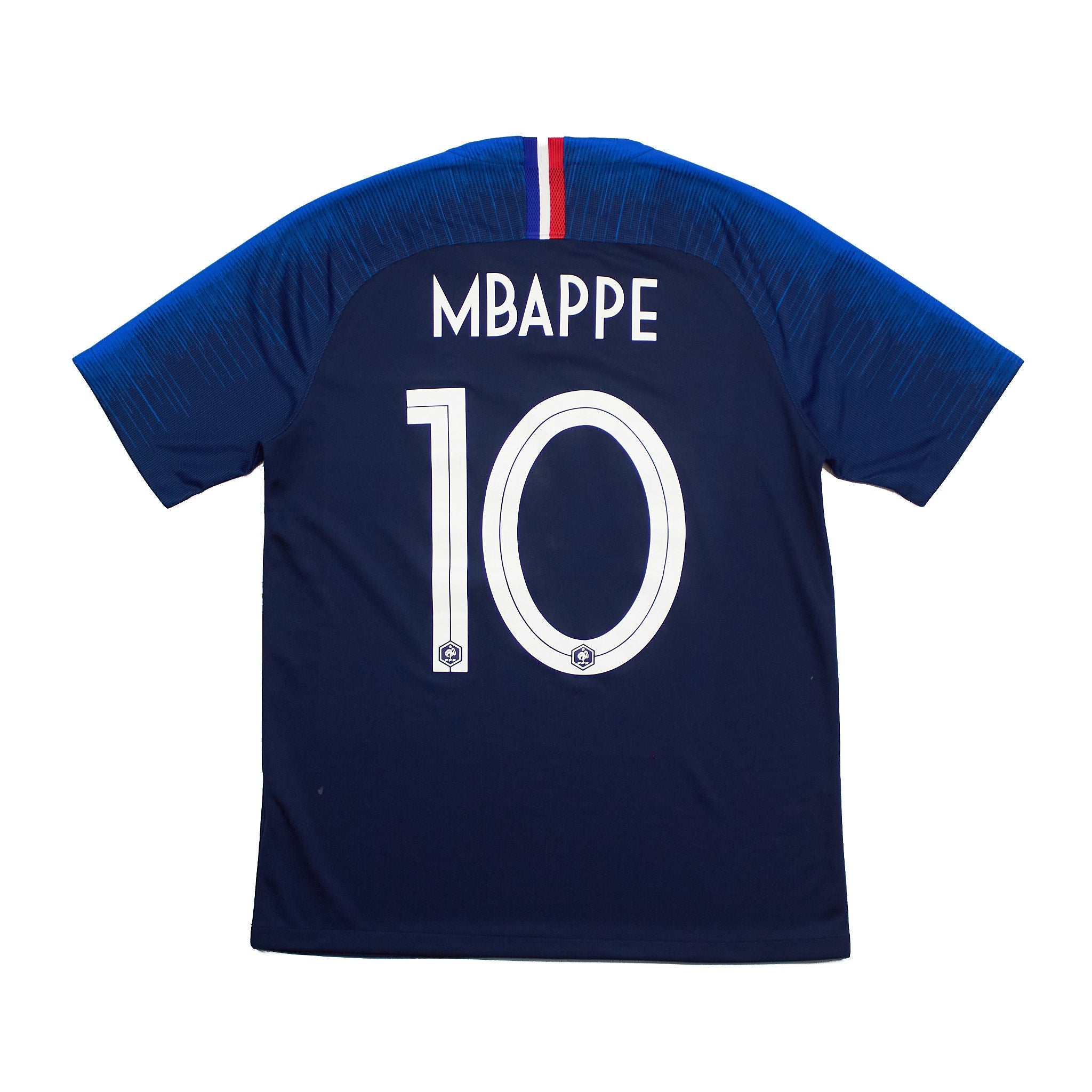 Buy 2018 France Mbappe 10 Home Shirt (M) Nike ~ Free worldwide shipping ~ Authentic Vintage Football Shirts from Cult Kits