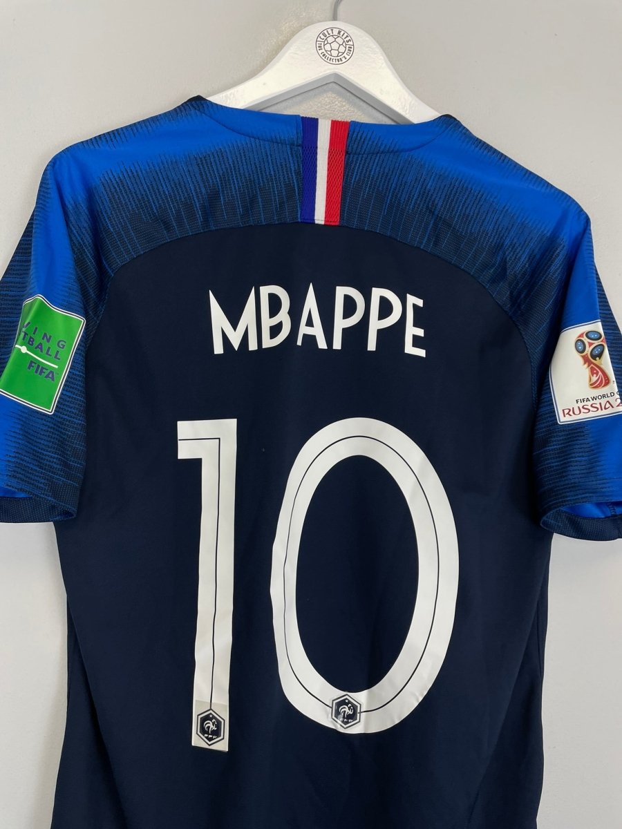 2018 FRANCE MBAPPE 10 HOME SHIRT (M) NIKE - Cult Kits - Medium - Buy Vintage Football Shirts, Authentic Retro Football Shirts For Sale, Classic Football Shirts & Soccer Jersey