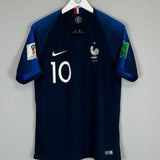 2018 FRANCE MBAPPE 10 HOME SHIRT (M) NIKE - Cult Kits - Medium - Buy Vintage Football Shirts, Authentic Retro Football Shirts For Sale, Classic Football Shirts & Soccer Jersey