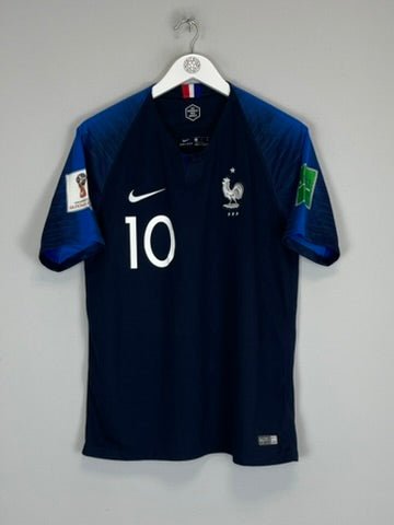 2018 FRANCE MBAPPE 10 HOME SHIRT (M) NIKE - Cult Kits - Medium - Buy Vintage Football Shirts, Authentic Retro Football Shirts For Sale, Classic Football Shirts & Soccer Jersey