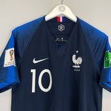 2018 FRANCE MBAPPE 10 HOME SHIRT (M) NIKE - Cult Kits - Medium - Buy Vintage Football Shirts, Authentic Retro Football Shirts For Sale, Classic Football Shirts & Soccer Jersey