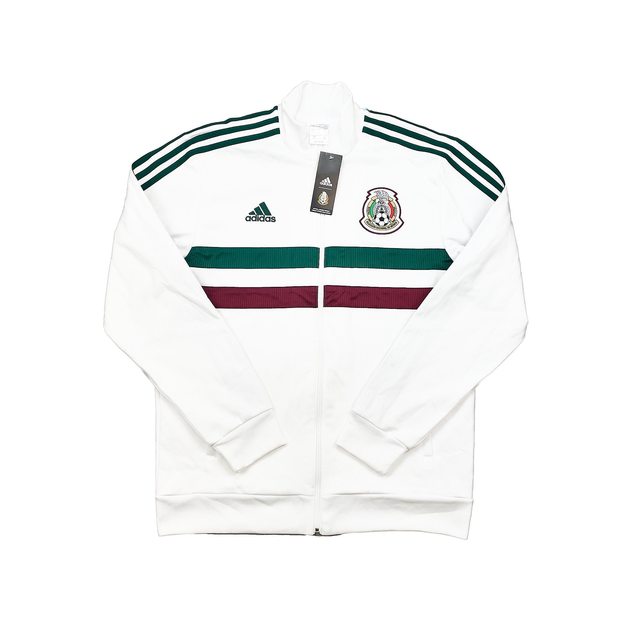 Buy 2018 Mexico *BNWT* Track Jacket (L) Adidas ~ Free worldwide shipping available ~ Authentic Vintage Football Shirts from Cult Kits