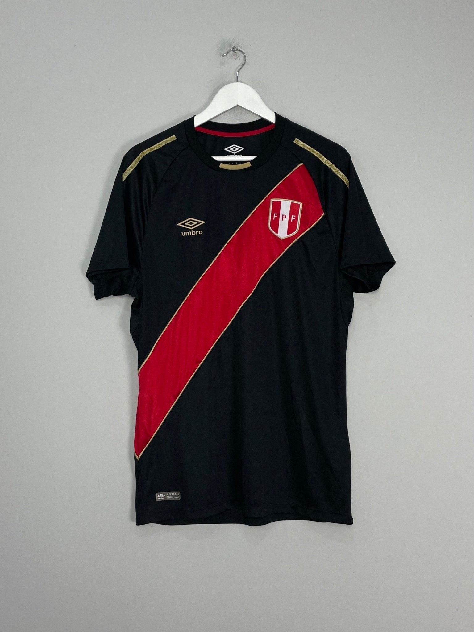 Shop 2018 PERU LIMITED EDITION FOURTH SHIRT (L) UMBRO, classic football shirts, vintage football shirts & retro soccer jerseys at Cult Kits
