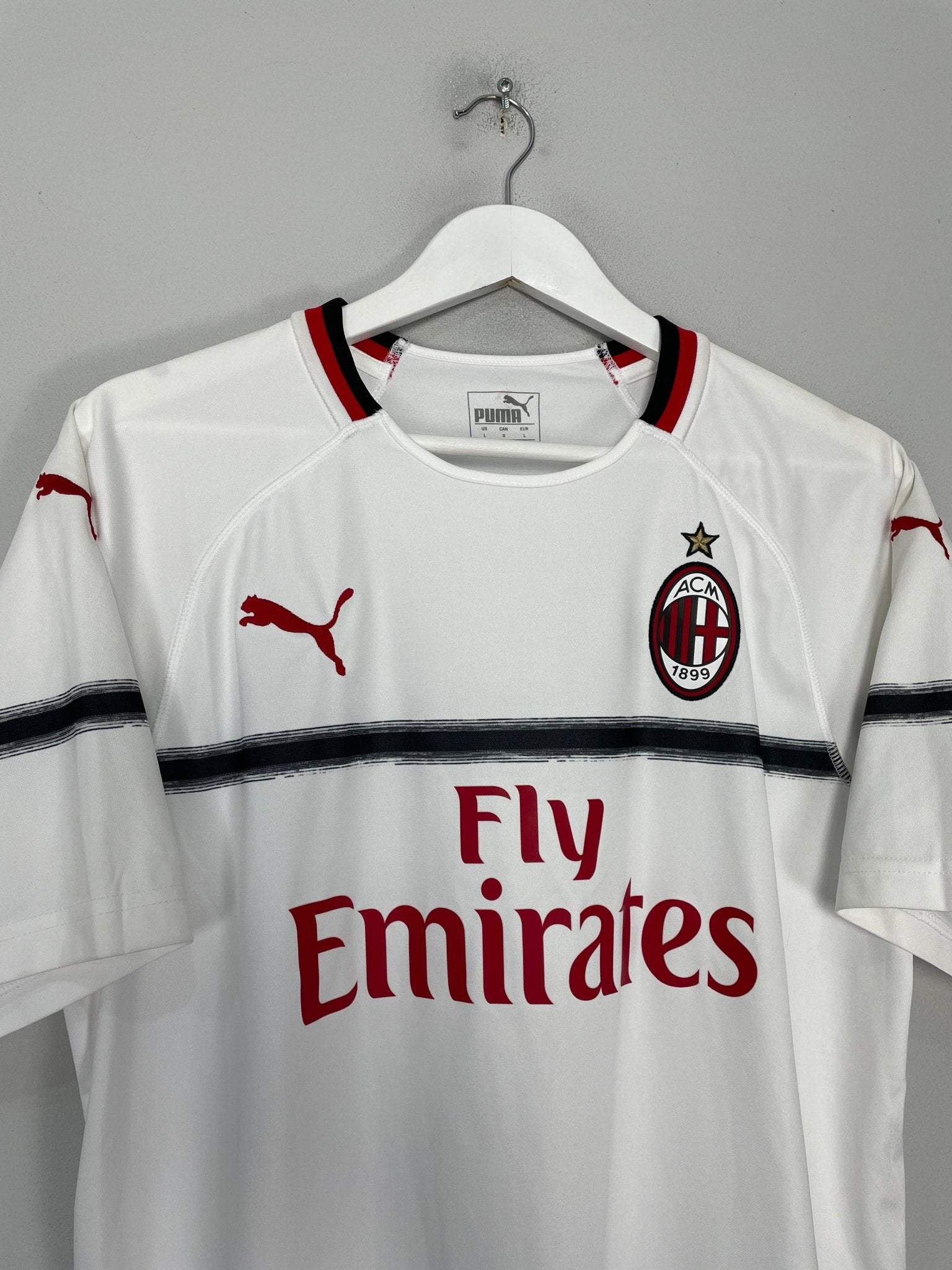 Shop 2018/19 AC MILAN AWAY SHIRT (L) PUMA, classic football shirts, vintage football shirts & retro soccer jerseys at Cult Kits