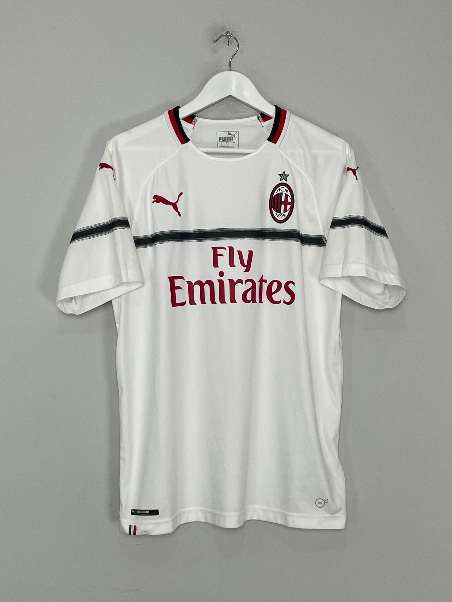 Shop 2018/19 AC MILAN AWAY SHIRT (L) PUMA, classic football shirts, vintage football shirts & retro soccer jerseys at Cult Kits
