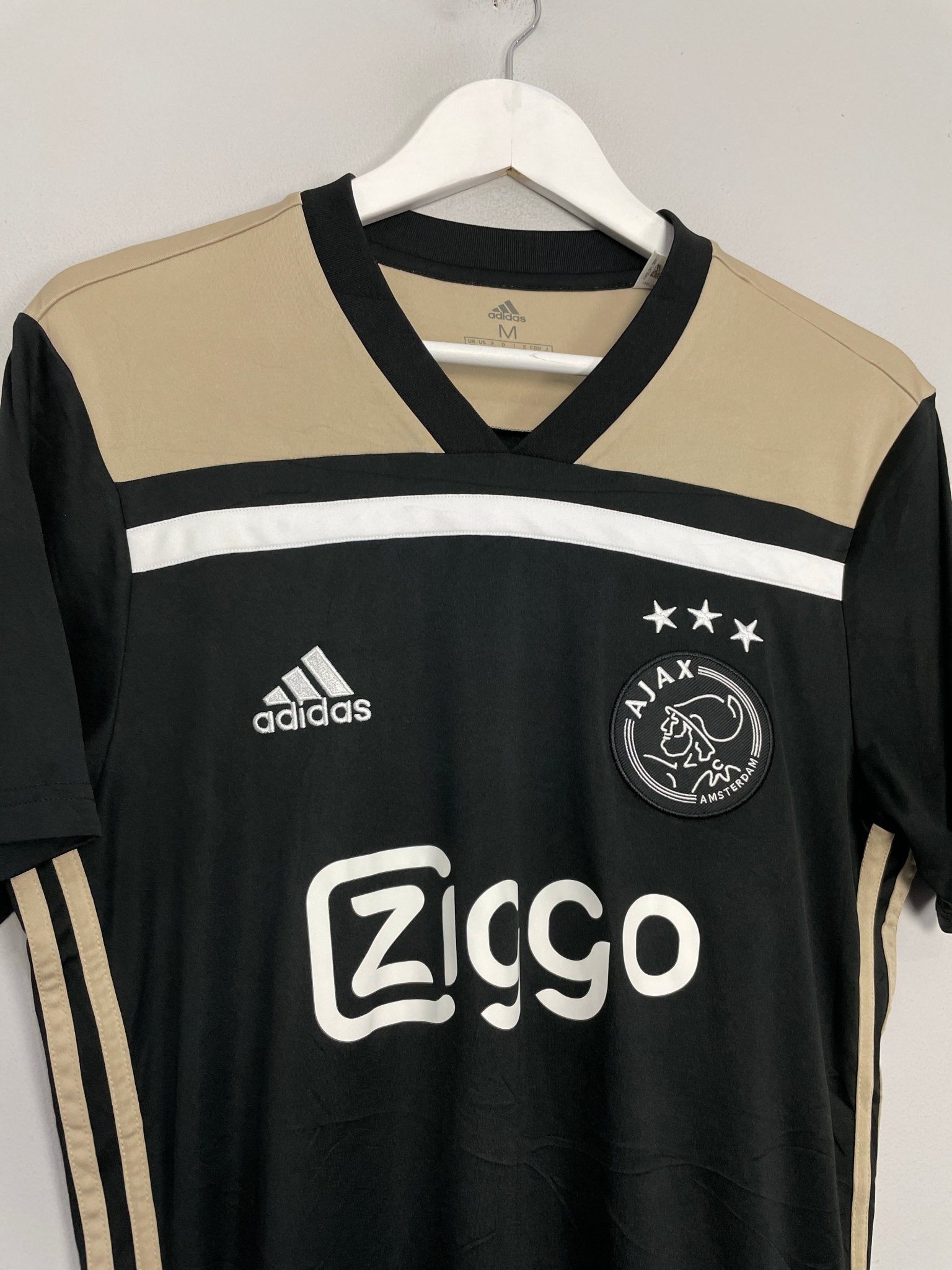 Shop 2018/19 AJAX DE JONG #21 AWAY SHIRT (M) ADIDAS, classic football shirts, vintage football shirts & retro soccer jerseys at Cult Kits