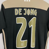 Shop 2018/19 AJAX DE JONG #21 AWAY SHIRT (M) ADIDAS, classic football shirts, vintage football shirts & retro soccer jerseys at Cult Kits