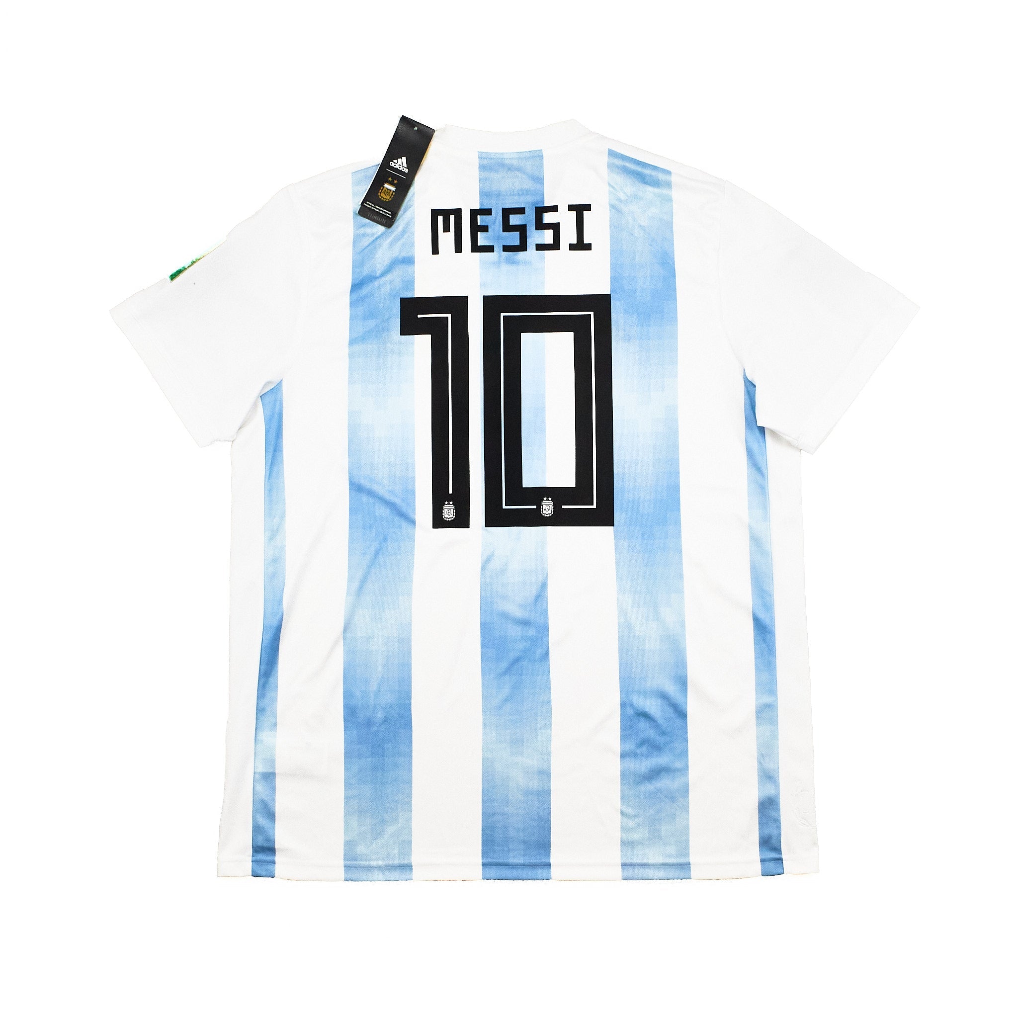 Buy 2018/19 Argentina Messi 10 BNWT Home Shirt (XL) Adidas ~ Free worldwide shipping ~ Authentic Vintage Football Shirts from Cult Kits