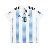 Buy 2018/19 Argentina Messi 10 Home Shirt BNWT (XL) Adidas ~ Free worldwide shipping ~ Authentic Vintage Football Shirts from Cult Kits
