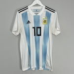 Shop 2018/19 ARGENTINA MESSI #10 HOME SHIRT (M) ADIDAS, classic football shirts, vintage football shirts & retro soccer jerseys at Cult Kits