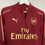 Shop 2018/19 ARSENAL 1/4 ZIP DRILL TOP (XL.KIDS) PUMA, classic football shirts, vintage football shirts & retro soccer jerseys at Cult Kits