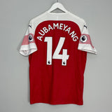Shop 2018/19 ARSENAL AUBAMEYANG #14 HOME SHIRT (L) PUMA, classic football shirts, vintage football shirts & retro soccer jerseys at Cult Kits