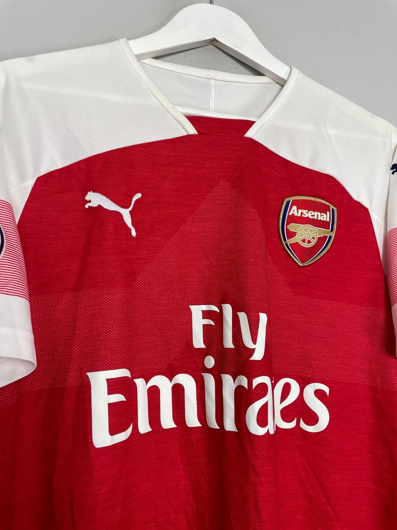 Shop 2018/19 ARSENAL AUBAMEYANG #14 HOME SHIRT (L) PUMA, classic football shirts, vintage football shirts & retro soccer jerseys at Cult Kits