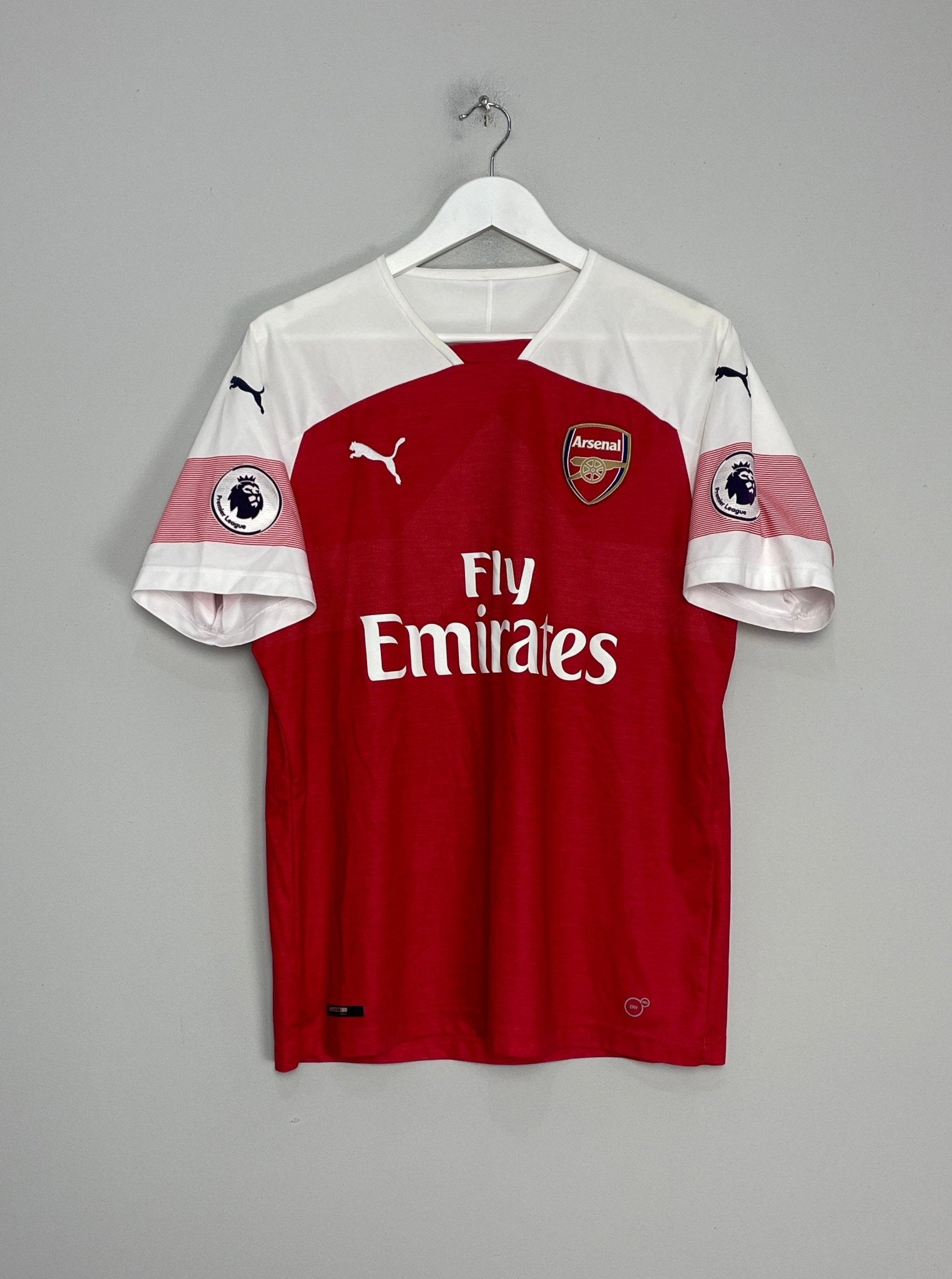 Shop 2018/19 ARSENAL AUBAMEYANG #14 HOME SHIRT (L) PUMA, classic football shirts, vintage football shirts & retro soccer jerseys at Cult Kits