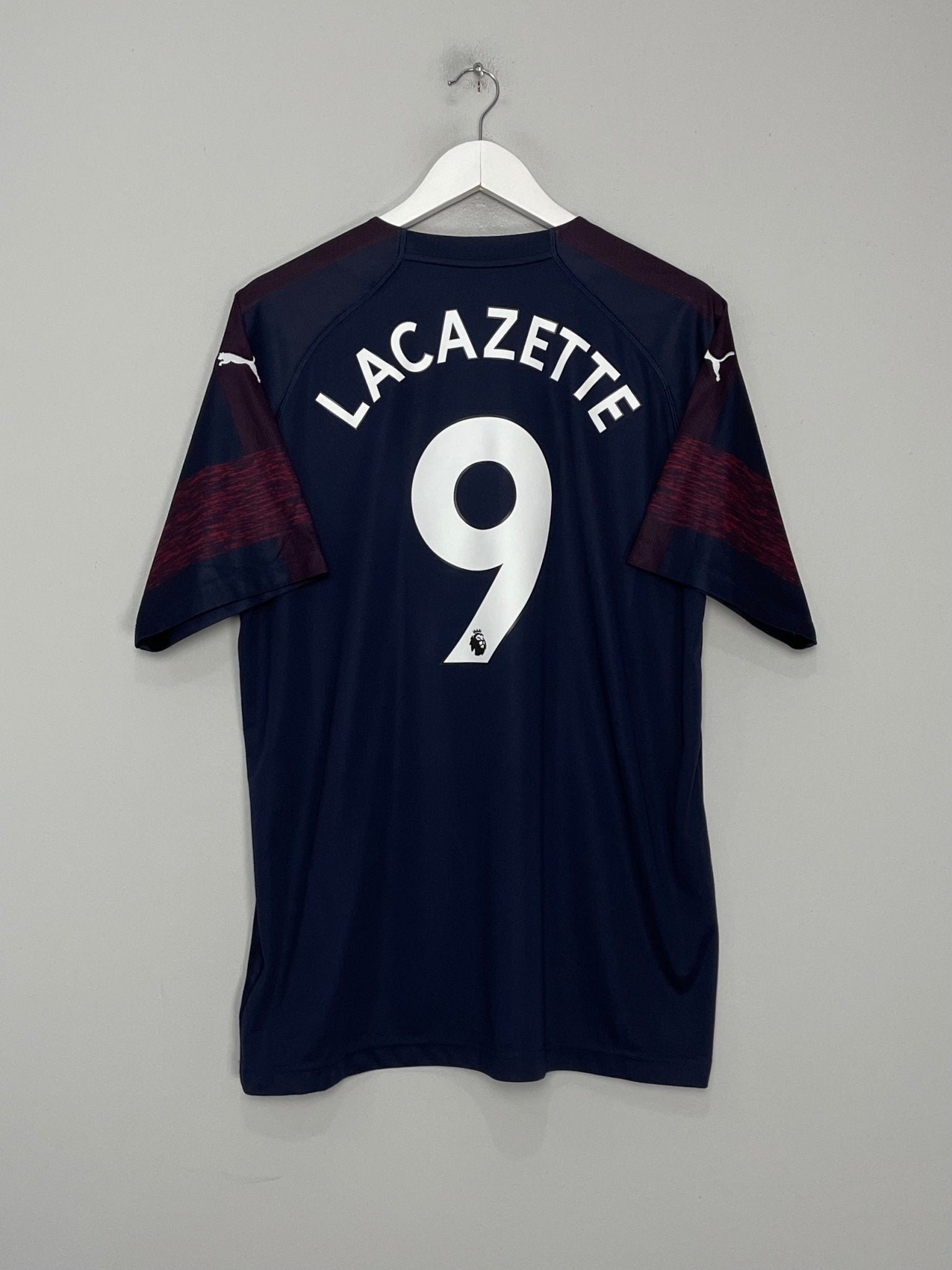 Shop 2018/19 ARSENAL LACAZETTE #9 AWAY SHIRT (XL) PUMA, classic football shirts, vintage football shirts & retro soccer jerseys at Cult Kits